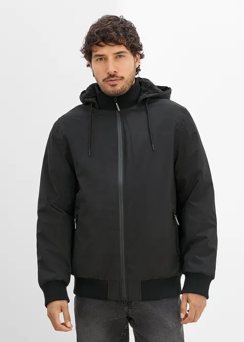 Vanntett vinterjakke med fleece, bonprix