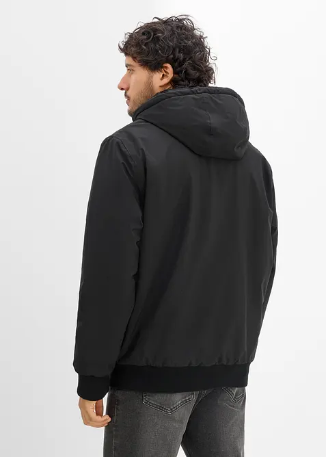 Vanntett vinterjakke med fleece, bonprix