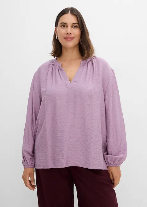 Bluse i viskosemiks, bonprix