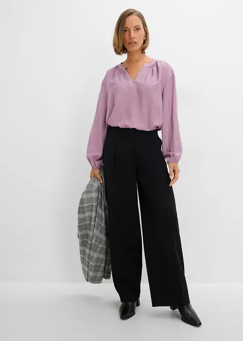 Bluse i viskosemiks, bonprix