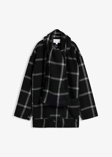 Overgangsjakke med avtagbart skjerf, bonprix