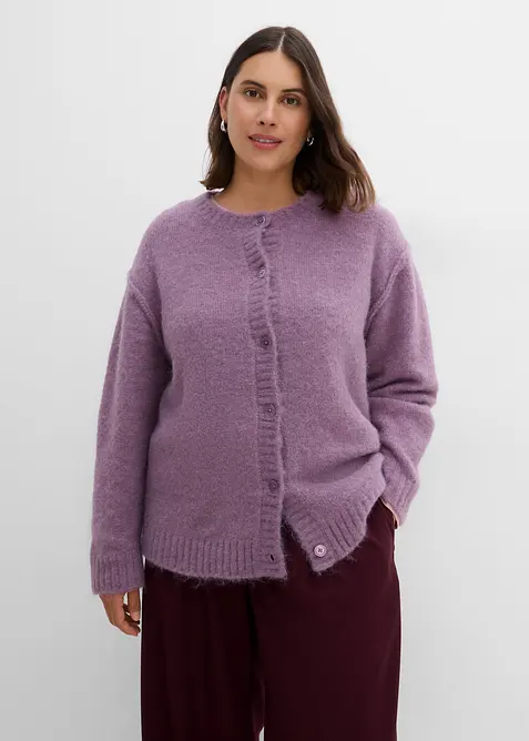 Cardigan med ull, bonprix