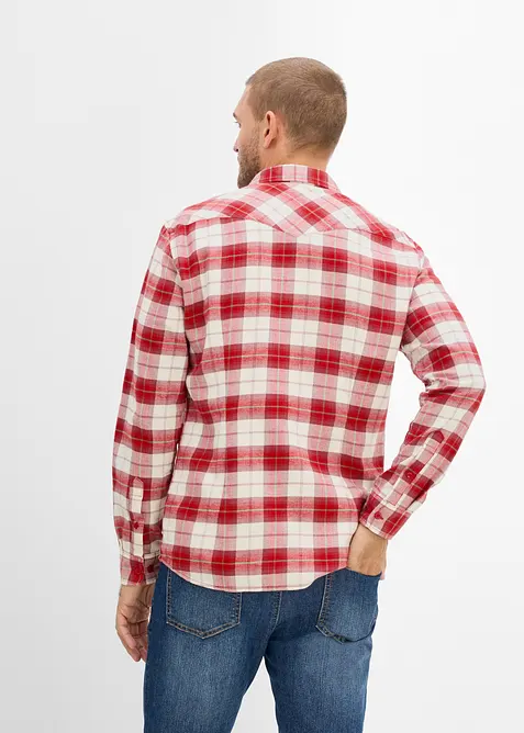 Flanellskjorte i 100% bomull, bonprix