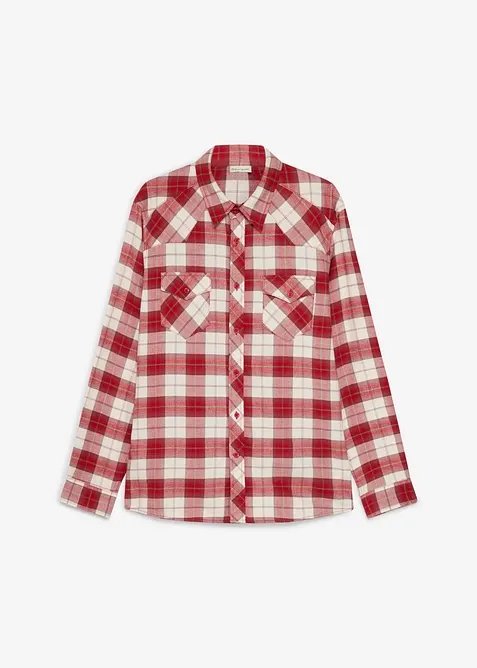 Flanellskjorte i 100% bomull, bonprix