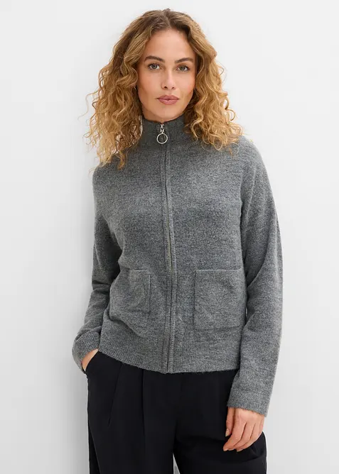 Cardigan med glidel&aring;s, bonprix