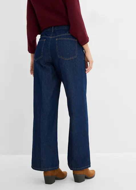 Wide Leg-jeans Mid Waist, bonprix