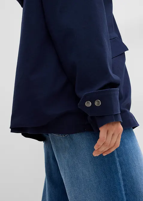 Vannavvisende lang 3-i-1-jakke, vest, bonprix