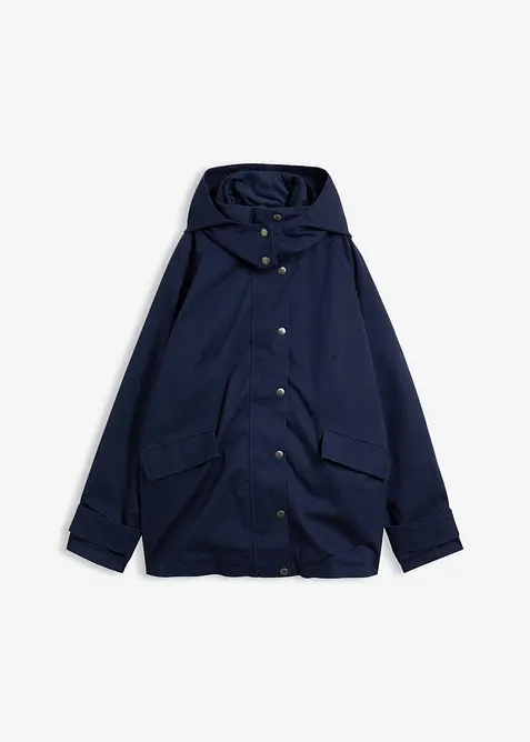Vannavvisende lang 3-i-1-jakke, vest, bonprix