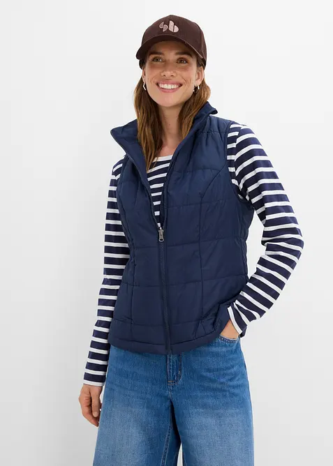 Vannavvisende lang 3-i-1-jakke, vest, bonprix