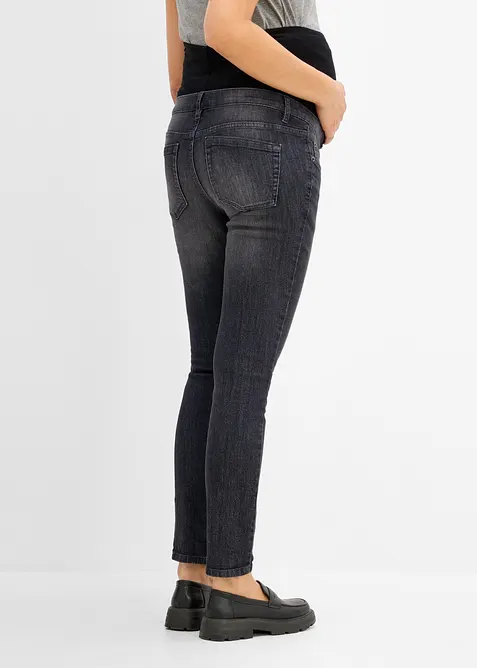 Elastiske mama jeans med &oslash;kologisk bomull, skinny, bonprix