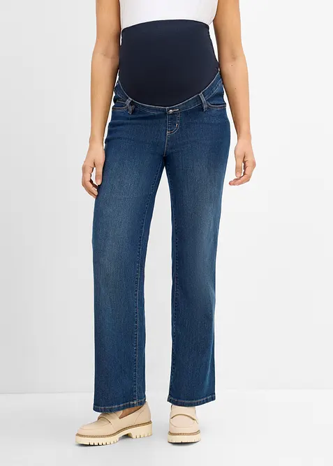 Mama jeans med &oslash;kologisk bomull, loose fit, bonprix