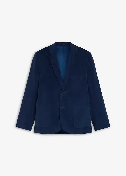 Blazer i kordfl&oslash;yel med stretch og regular fit, bonprix