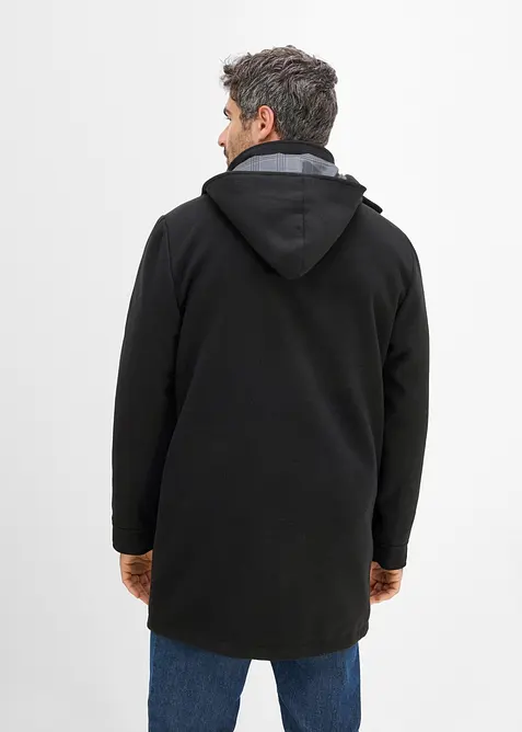 Varmende duffelcoat i ullstil, bonprix
