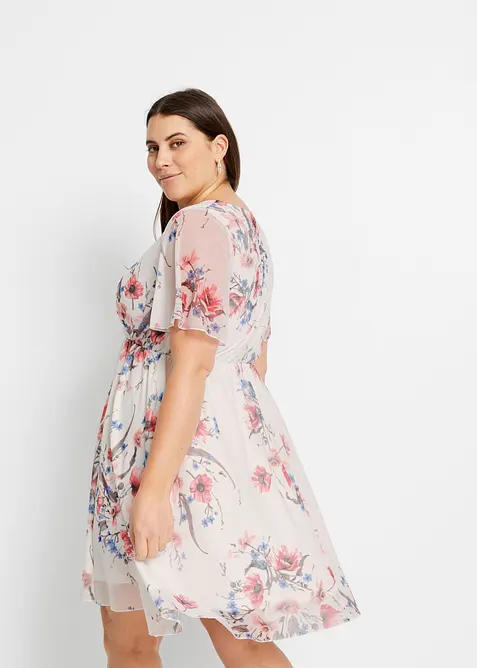 Minikjole i mesh, bonprix