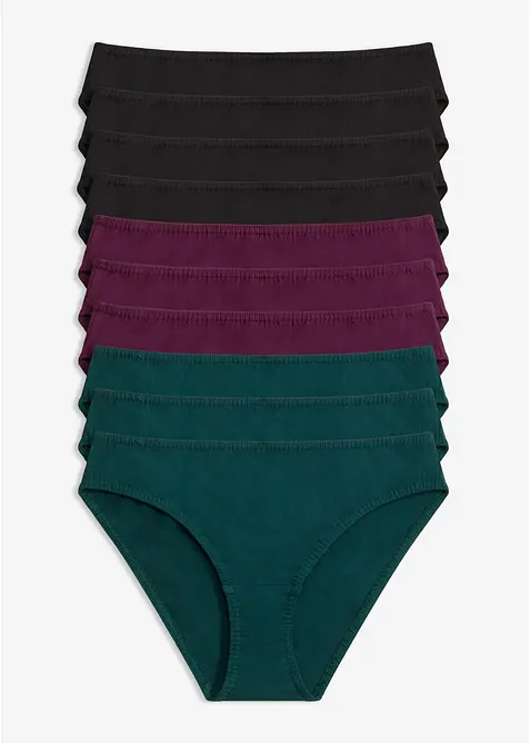 Truse med myk bomull (10-pack), bonprix