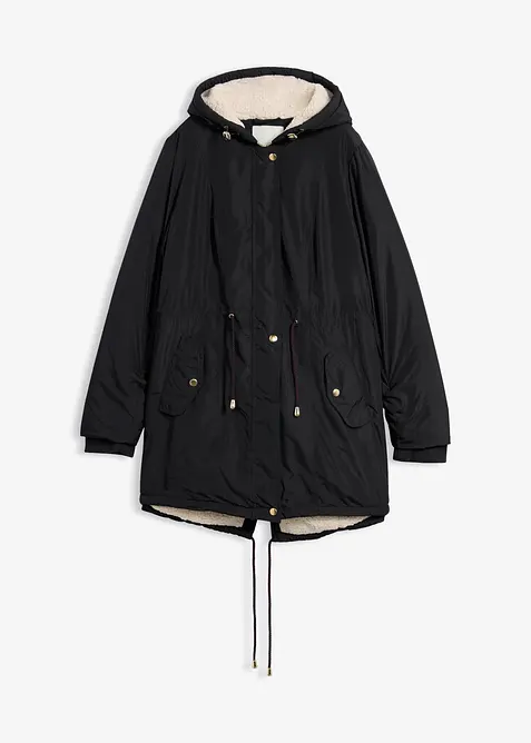 Parkas med pilefleece, bonprix