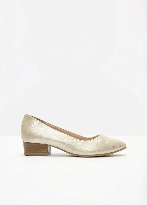 Pumps med blokkh&aelig;l, bonprix