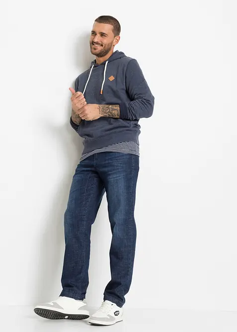 Classic fit-jeans med forsterket skritt, Tapered, bonprix