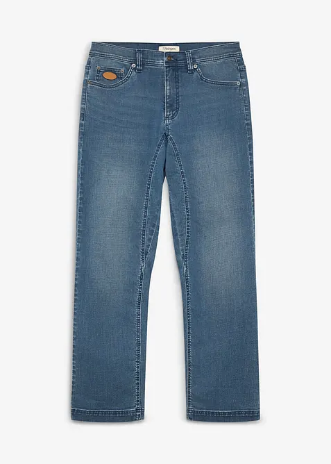 Classic fit-jeans med forsterket skritt, Tapered, bonprix