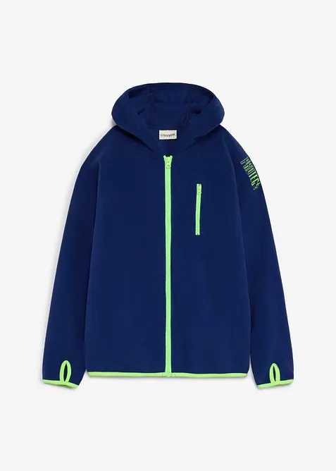 Fleecejakke med kontrastdetaljer, bonprix