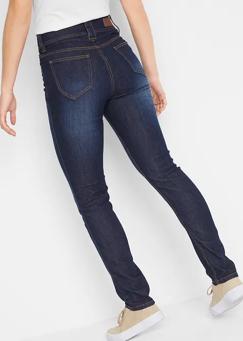Slim fit-jeans High waist, komfortstretch, bonprix