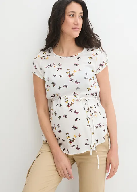 Mammabluse i lett viskose, bonprix