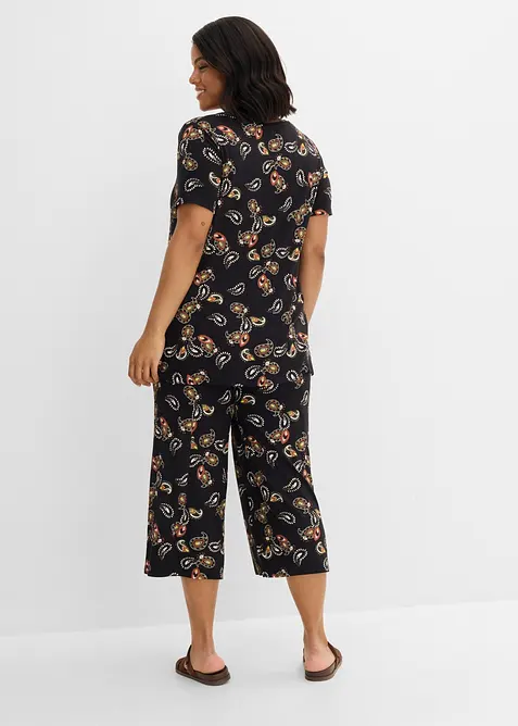 Topp og culotte i lett viskosemiks (2-delt sett), bonprix