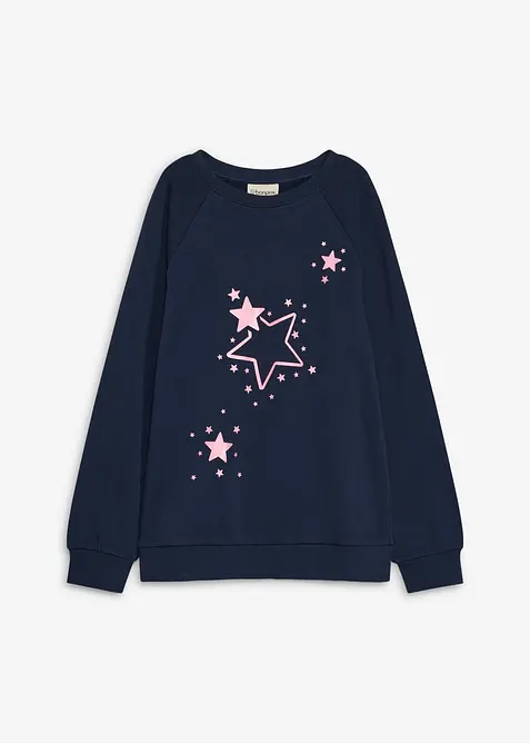 Sweatshirt i 100% bomull, bonprix