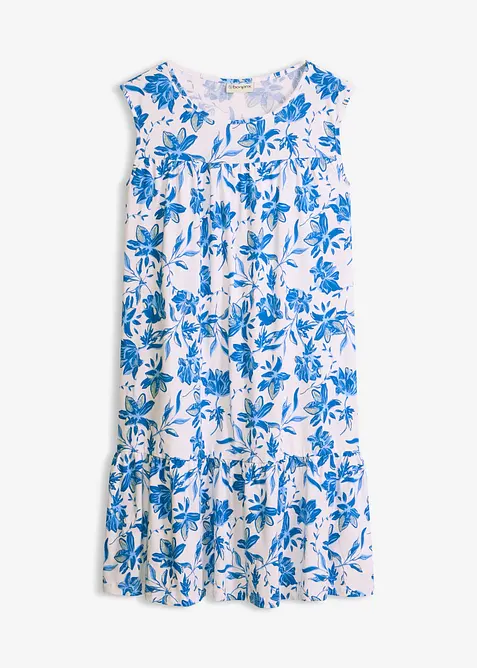 Midikjole i 100% bomull, bonprix