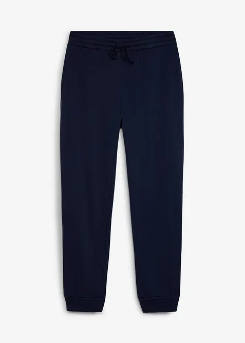Varm joggebukse med glidel&aring;slommer, bonprix