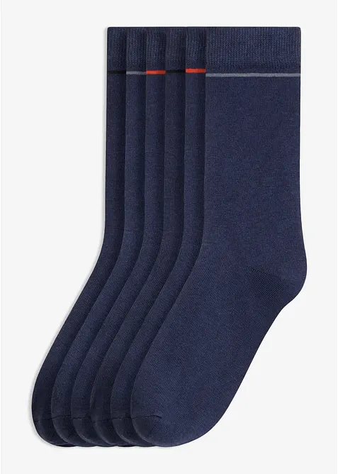 Sokker (6-pack) med &oslash;kologisk bomull, bonprix