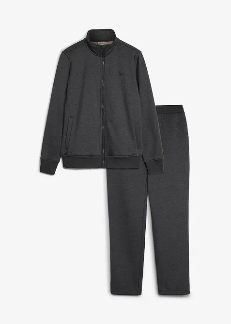 Vintervarm joggedress med myk pilefleece, bonprix