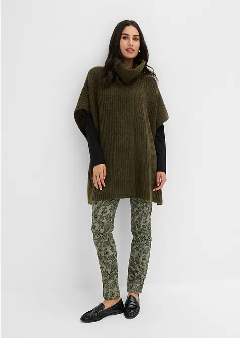 Ponchogenser i myk ullmiks, bonprix
