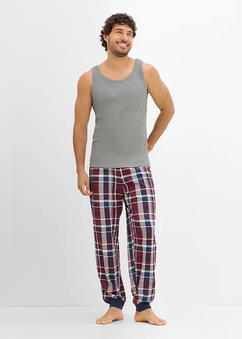 Singlet i &oslash;kologisk bomull (2-pack), bonprix