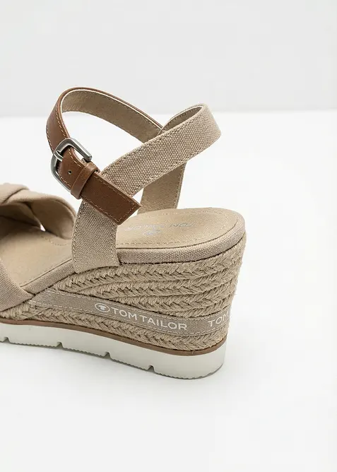 Kilesandaler i baststil fra Tom Tailor, Tom Tailor