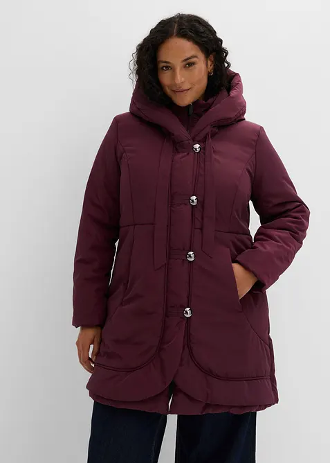 Kort k&aring;pe i loose fit, bonprix