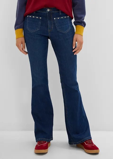Bootcut Jeans, Mid Waist, bonprix