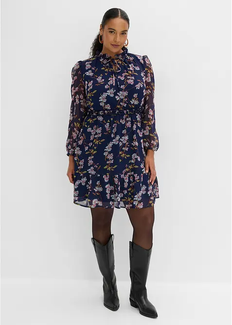 Chiffonkjole, bonprix