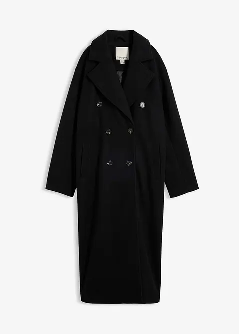 Oversized k&aring;pe i ullstil, bonprix
