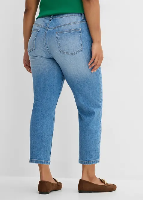 Slim fit-jeans, high waist, cropped, bonprix