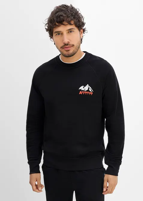 Sweatshirt i 100% &oslash;kologisk bomull, bonprix