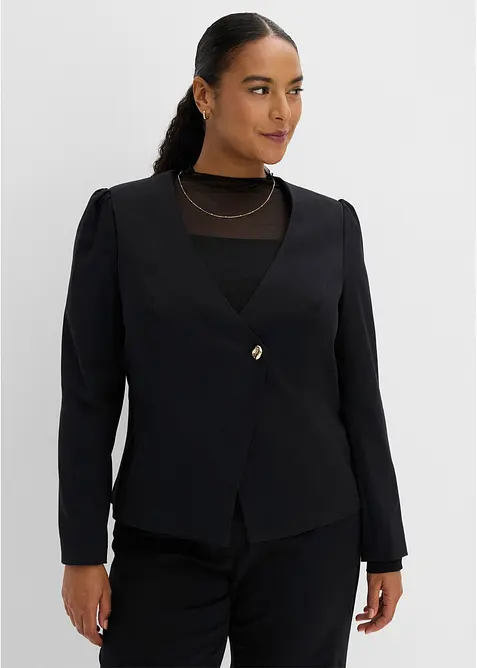 Blazer med pynteknapp, bonprix