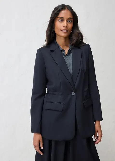 Blazer i fin ullmiks, bonprix