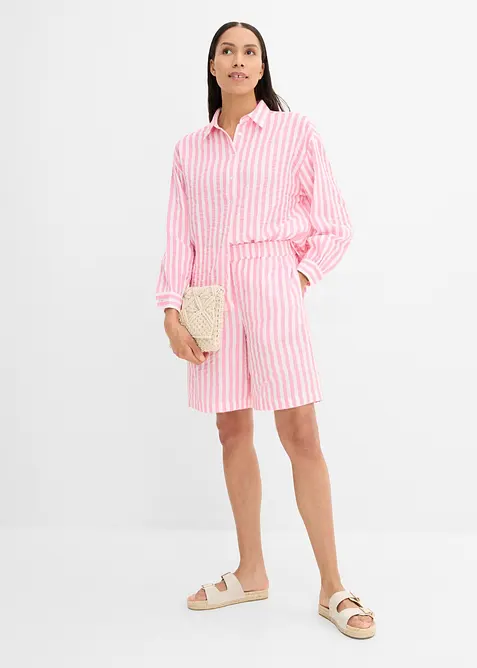 Musselin-shorts i 100% bomull, bonprix