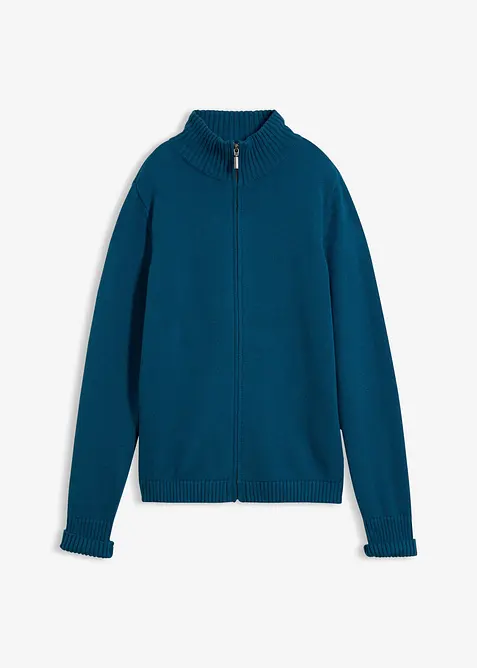 Cardigan i 100% &oslash;kologisk bomull, bonprix
