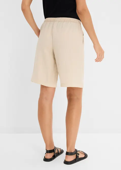 Pull on-bermudashorts i viskoseblanding, bonprix