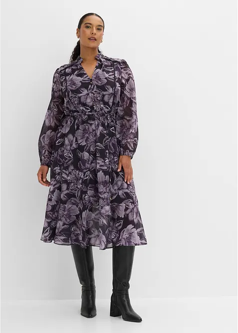 Chiffonkjole, bonprix