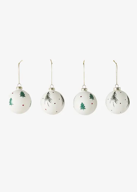 Juletrekuler (4-pack), bonprix