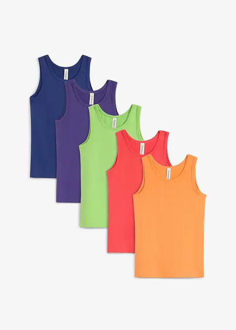 Undertr&oslash;ye av elastisk &oslash;kologisk bomullsmiks (5-pack), bonprix