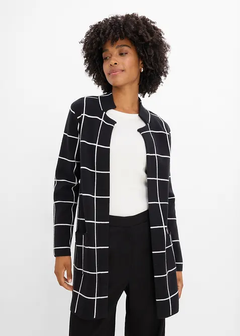 Lang strikkejakke, bonprix